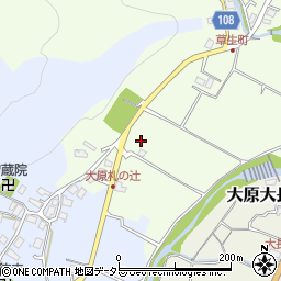 京都府京都市左京区大原草生町1025-2周辺の地図