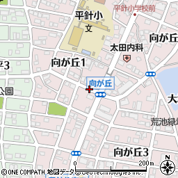 愛知県名古屋市天白区向が丘周辺の地図