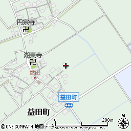 滋賀県近江八幡市益田町246周辺の地図