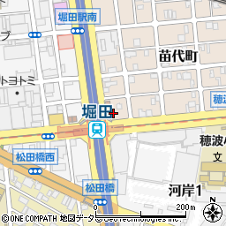 愛知県名古屋市瑞穂区苗代町25周辺の地図