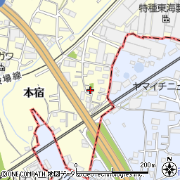 静岡県駿東郡長泉町本宿626周辺の地図