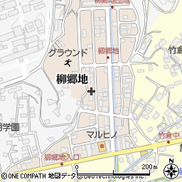 静岡県三島市柳郷地55周辺の地図