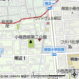 愛知県名古屋市港区明正1丁目38周辺の地図