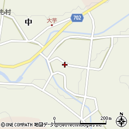 兵庫県丹波篠山市中176周辺の地図