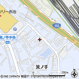 愛知県日進市赤池町箕ノ手2-216周辺の地図