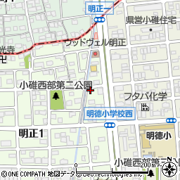 愛知県名古屋市港区明正1丁目12周辺の地図