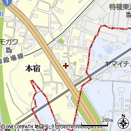 静岡県駿東郡長泉町本宿668周辺の地図