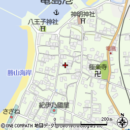 千葉県鋸南町（安房郡）竜島周辺の地図
