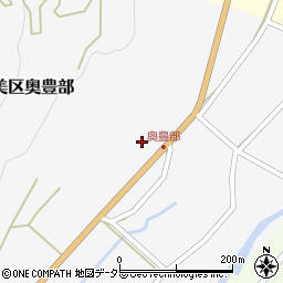 兵庫県多可郡多可町加美区奥豊部39周辺の地図