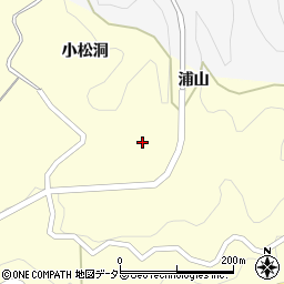 愛知県豊田市御内町小松洞周辺の地図