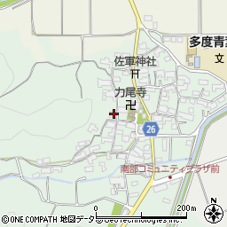 三重県桑名市多度町力尾2157周辺の地図