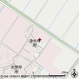 滋賀県近江八幡市江頭町1243周辺の地図