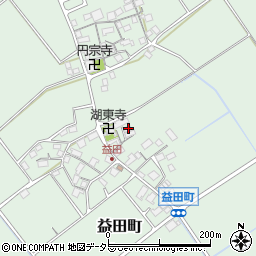 滋賀県近江八幡市益田町238周辺の地図