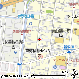 横浜亭 沢田店周辺の地図