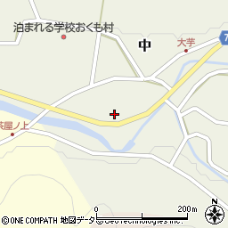 兵庫県丹波篠山市中545-1周辺の地図