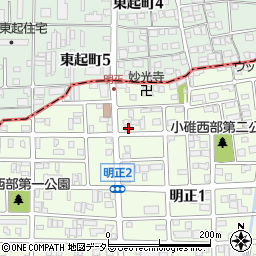 愛知県名古屋市港区明正1丁目119周辺の地図