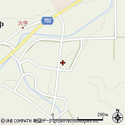 兵庫県丹波篠山市中208周辺の地図