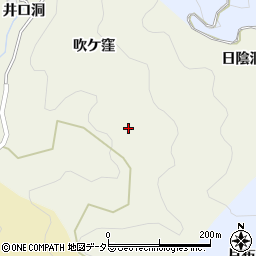 愛知県豊田市有洞町吹ケ窪周辺の地図