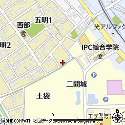 愛知県弥富市五明1丁目155周辺の地図