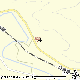 鳥取県日野郡日南町中石見399周辺の地図