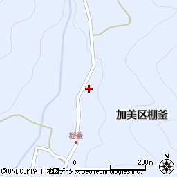 兵庫県多可郡多可町加美区棚釜197周辺の地図