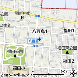 愛知県名古屋市港区八百島1丁目周辺の地図
