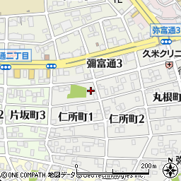 愛知県名古屋市瑞穂区仁所町1丁目27周辺の地図