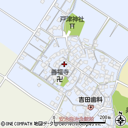 滋賀県野洲市安治周辺の地図