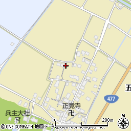 滋賀県野洲市五条355周辺の地図