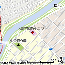 名古屋市役所　教育委員会天白学校体育センター周辺の地図