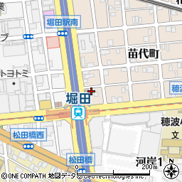 愛知県名古屋市瑞穂区苗代町25-2周辺の地図