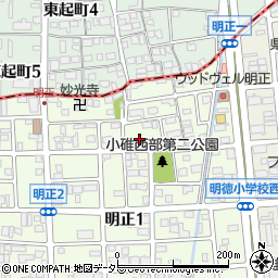 愛知県名古屋市港区明正1丁目94周辺の地図