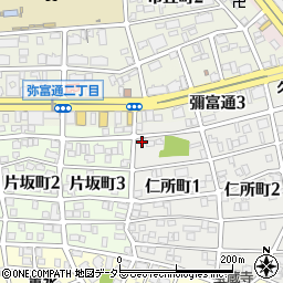 愛知県名古屋市瑞穂区仁所町1丁目16周辺の地図