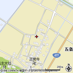 滋賀県野洲市五条351周辺の地図