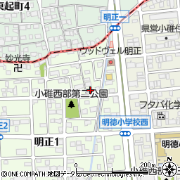 愛知県名古屋市港区明正1丁目43周辺の地図