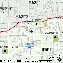 愛知県名古屋市港区明正1丁目117周辺の地図