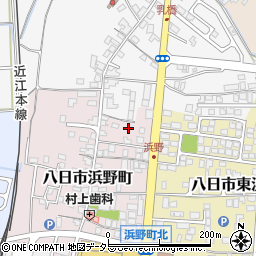 滋賀県東近江市八日市浜野町9周辺の地図