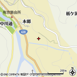 愛知県豊田市安実京町前田周辺の地図