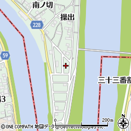 愛知県名古屋市中川区下之一色町三角304周辺の地図