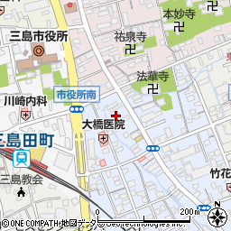 三島信用金庫二日町支店周辺の地図