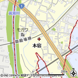 静岡県駿東郡長泉町本宿677周辺の地図
