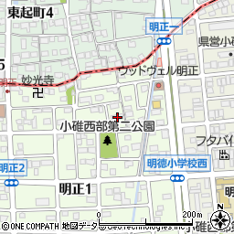 愛知県名古屋市港区明正1丁目89周辺の地図
