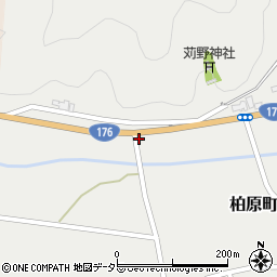 兵庫県丹波市柏原町上小倉61周辺の地図