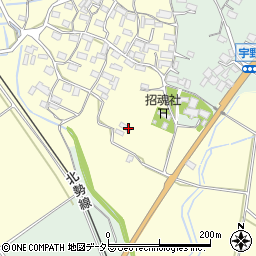 三重県いなべ市員弁町上笠田887周辺の地図