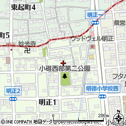 愛知県名古屋市港区明正1丁目91周辺の地図