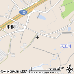 愛知県豊田市勘八町中根95-2周辺の地図