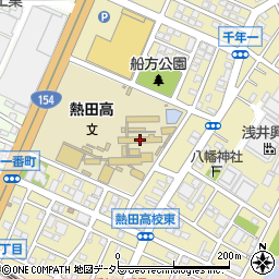 愛知県立熱田高等学校周辺の地図