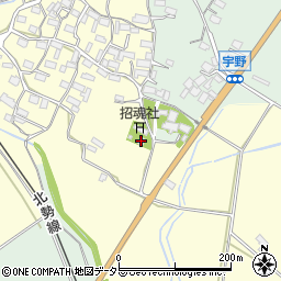 蟻坂神社周辺の地図