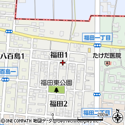 〒455-0887 愛知県名古屋市港区福田の地図