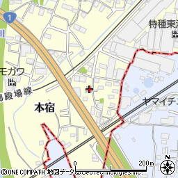 静岡県駿東郡長泉町本宿671-4周辺の地図